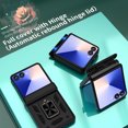 thumbnail image 6 of Allytech for Samsung Galaxy Z Flip 7 Case, Z Flip 7 Cover Case, Rugged Protective Shockproof Ring Hodlder Stand Hinge Protection Compatible Car Mount Phone Case for Galaxy Z Flip 7, Black, 6 of 6