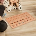 thumbnail image 2 of Lerpwige Foldable Wooden Mancala Board Game For 2 Includes 65 Glass Rockss, 2 of 8