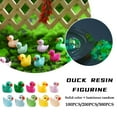 thumbnail image 4 of SharkTRUE kkiuop 100200300 Resin Mini Duck Miniature Figurines Ornaments Colorful Duck Garden Tiny Duck Decoration Plants Crafts Landscape, 4 of 9
