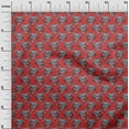 thumbnail image 2 of oneOone Cotton Poplin Fabric Fish Block Print Fabric By The Yard 42 Inch Wide, 2 of 4