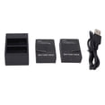 thumbnail image 2 of Batterie Double Fente, Batterie de Caméra Rechargeable pour 2 3, 2 of 8