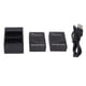 thumbnail image 3 of Camera Battery Chager 5V 2A Input Dual Slot Battery Charger High Safety ABS For Hero 2 3, 3 of 8