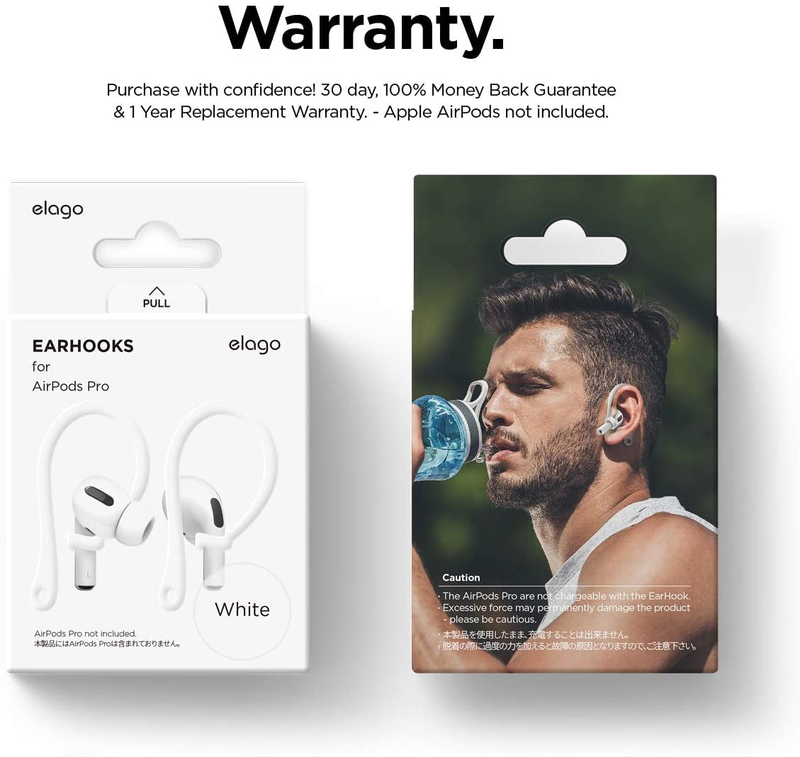 elago AirPods Pro EarHook – Perfect for Outdoor Activities, Lightweight,  Long Lasting Comfort, Compatible with AirPods | Walmart Canada
