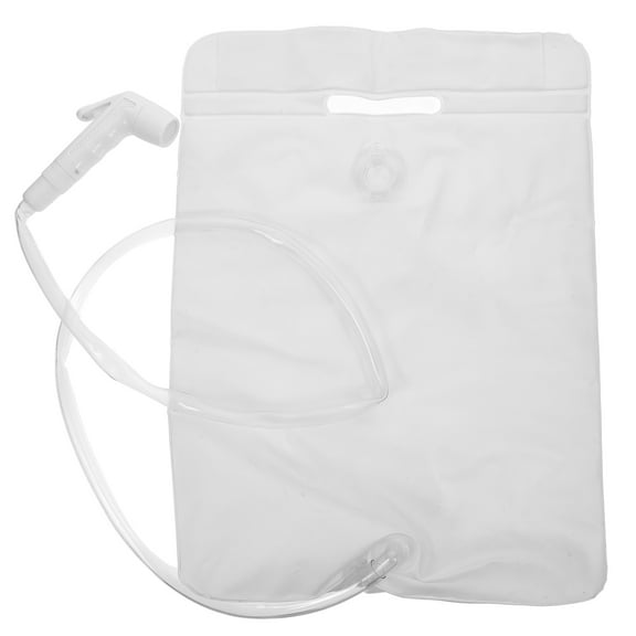 Hemoton Portable Outdoor Shower Bag Plastic Camping Showers With Water Tube Camping Shower Convenient Showers Bag Shower Portable Bag Lightweight Showering Bag