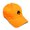 Orange, variant on Soft Baseball Hat Embroidered Dad Hat Wolf Face Black Embroidery Men & Ladies Baseball Cap Cotton Orange Design Only