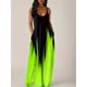 thumbnail image 1 of Plus size Summer cool style camisole long dress abstract fashion print temperament street dress, 1 of 5