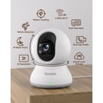 thumbnail image 2 of Security Camera Indoor 2K, Baby Camera, blurams Monitor Dog Camera 360-degree for Pet,Home Security Smart Motion Tracking,2-Way Audio,Phone App, IR Night Vision, Works with Google Assistant, 2 of 8