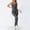 Grey, variant on Yoga Jumpsuit with Chest Pad Thread Seamless Sportswear Fitness Air Strength Training Rompers