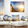 thumbnail image 4 of Designart Cave City Eski Kermen - Landscape Photography Throw Pillow - 12x20, 4 of 5