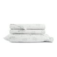 thumbnail image 6 of 100% Cotton Flannel Bed Sheets Set for Cal King Size Bedding in Flower Bunch Light Blue by Comfort Canopy, 6 of 15