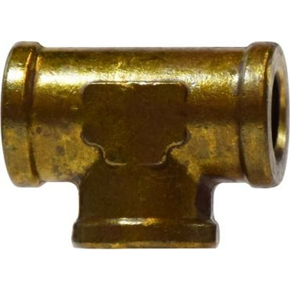 3/4 X 3/4 X 1/2 FIP Forged Tee, Pipe, Brass Fittings