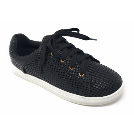 

Forever Young Women s Textured Material Lace up Sneakers