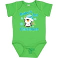 thumbnail image 3 of Inktastic Baby's 1st Christmas with Cute Penguin and Snowflakes Boys or Girls Baby Bodysuit, 3 of 5