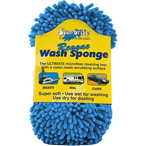 STAR BRITE Sponge-Micro Fiber Reggae (Blue) (040078)