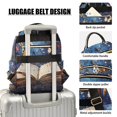 thumbnail image 4 of JIALIOU Mini Backpack Purse for Women Quilted Casual Daypack Small Travel Shoulder Bag, Colorful Butterflies Fly on Book, 4 of 7