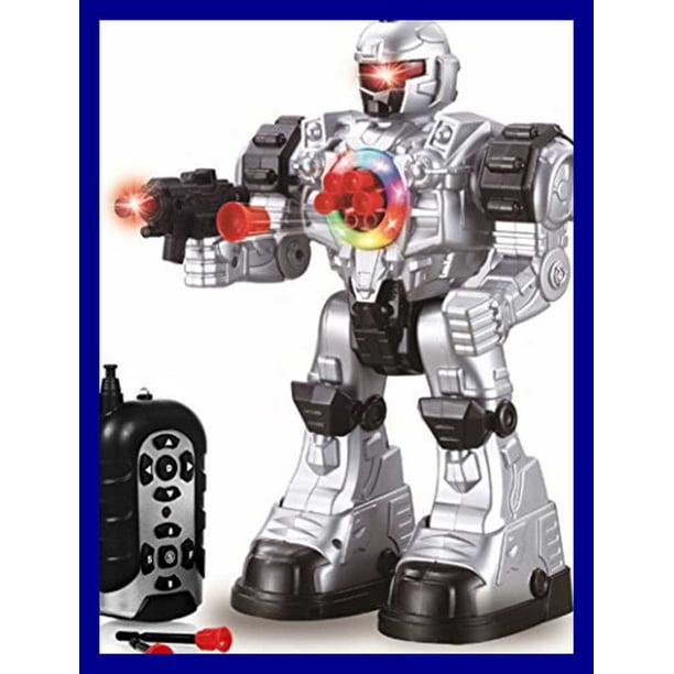 Remote Control Robot Toy Robots For Kids Superb Fun Shoots Missiles Walks Talks Walmart Com Walmart Com