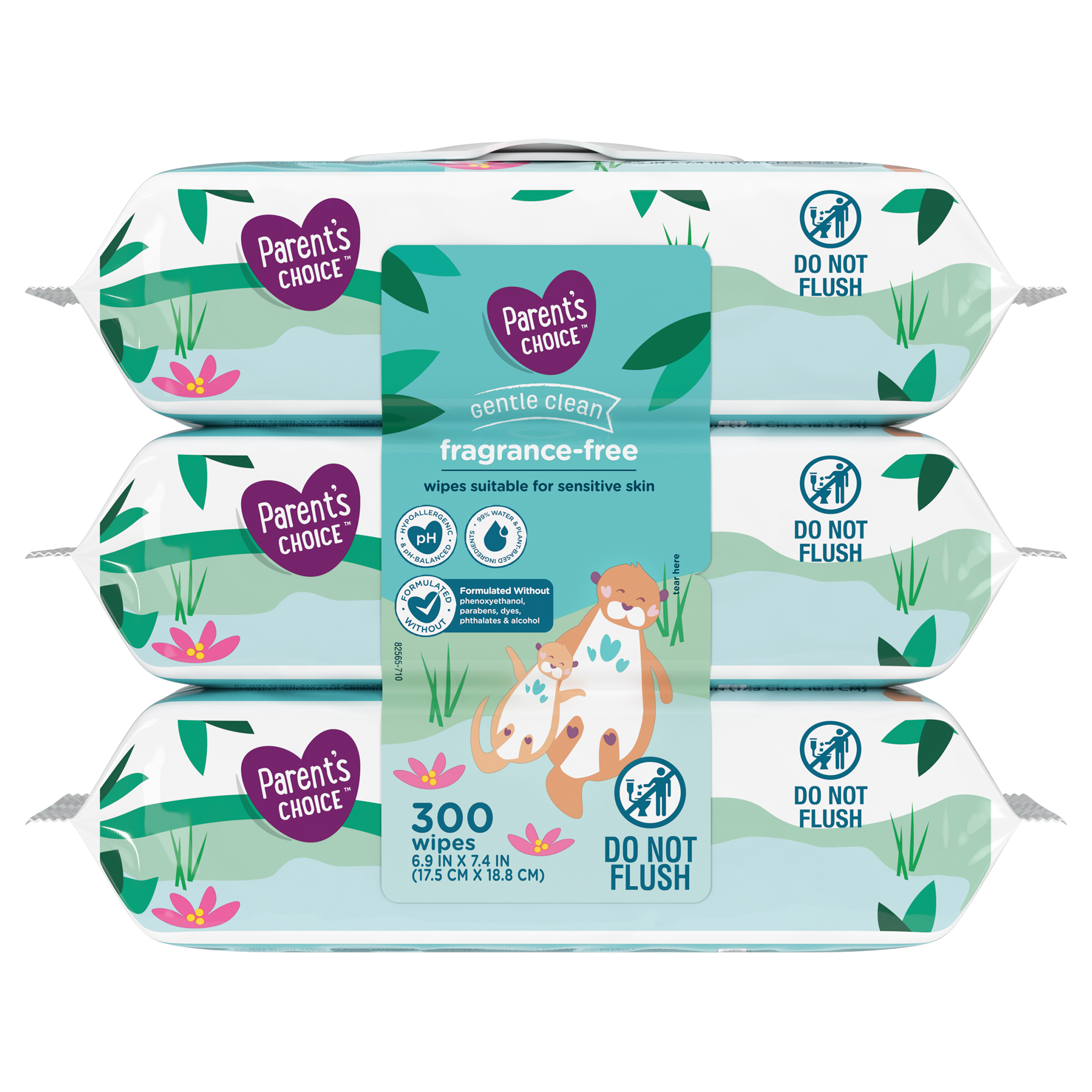 Toallitas húmedas para bebé sin fragancia, elección de los padres, 300 unidades (seleccione para más opciones) 4