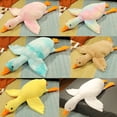 thumbnail image 2 of 50-190cm Big Goose Plush Toy Kawaii New Style Colorful Huge Duck Pillow Stuffed Animal Boba Goose Doll Birthday Gifts for Kids, 2 of 5