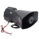 thumbnail image 2 of Sirena de 130 dB, bocina de alarma de alta potencia de 60 W, dispositivo de advertencia para interiores y exteriores para sistemas de seguridad de 12 V CC., 2 of 14
