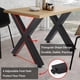 thumbnail image 5 of Resistente Mesa Legs 16 Inch X-Shape Metálico Coffee Mesa Legs Bench Legs Set de 2 cm de Alturaogar cm de ProfundidadIY Projects, 5 of 7
