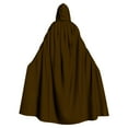 thumbnail image 2 of Capa unisex para mujer, larga, con capucha, para cosplay, Halloween, color liso, 2 of 6