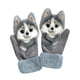 thumbnail image 1 of Fiudx Guantes de Invierno para Hombre y Mujer, de Lana Suave, con Aislamiento Térmico, Cálidos y Cómodos, Ideales para Senderismo y Running Al Aire Libre, Talla Única, 22 Cm de Largo., 1 of 1