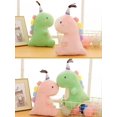 thumbnail image 3 of Plush Dinosaur Stuffed Animals Soft Toy Dino Plushies Cotton Birthday Gifts for Kids Blue 9.4 Inch, 3 of 4