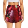 thumbnail image 2 of Lsque Berry Infused Refreshment Printed Women's Running Shorts with Liner Pockets,Elastic Quick Dry Workout Athletic Gym Yoga Shorts,Womens High Waist Shorts-XX-Large, 2 of 9