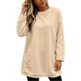 thumbnail image 6 of Enjoytime Crew Neck Sweatshirts Women Long Sleeve Casual Pullover Long Sweatshirt Trendy Fall Winter Plus Size Clothes, 6 of 8