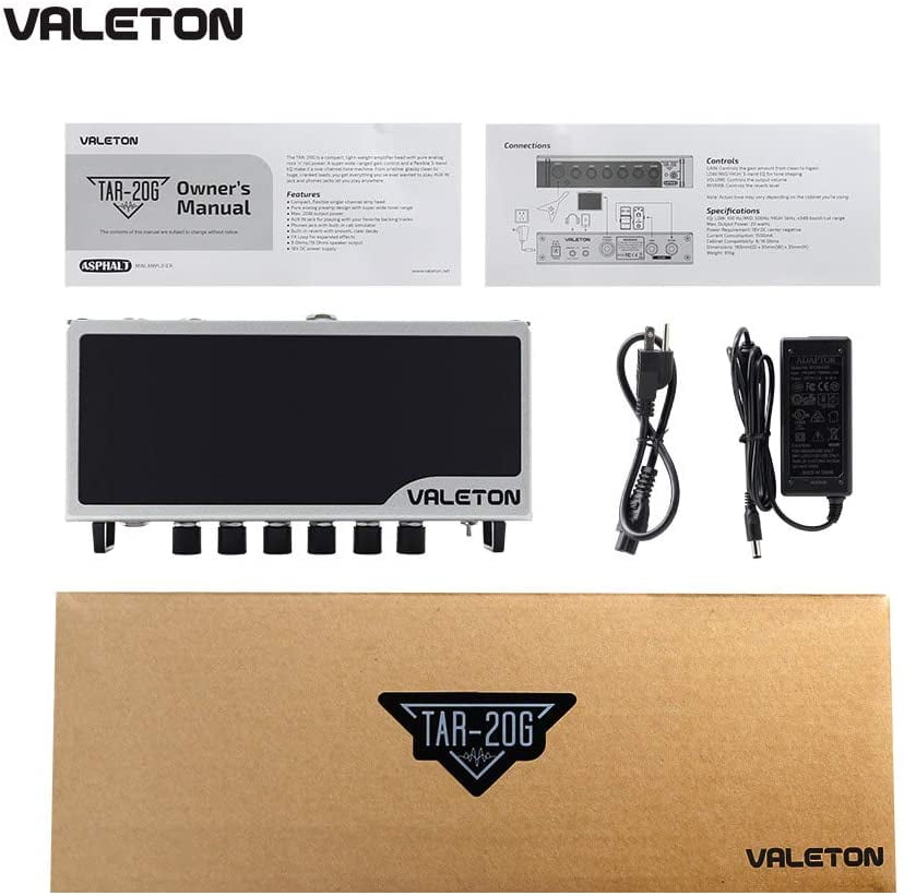 Buy Valeton Guitar Amplifier Head TAR20G Amp Pedal Platform Studio