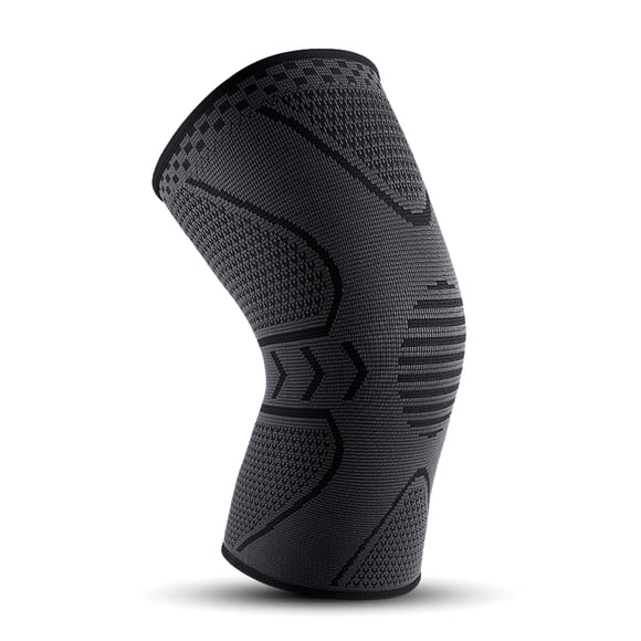 Labymos 1PCS Kneepads Knee Support Protector with Silicone Design and Flexible Elastic Fitness Soft Breathable for Outdoor Activities Hiking Climbing Running Cycling Yoga