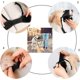 thumbnail image 4 of Bozal de nailon para perro, 2 piezas, suave, ajustable, transpirable, bozal antimordeduras para perros pequeños, medianos y grandes (M), 4 of 5