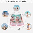 thumbnail image 6 of Pink Coconut Tree Boys Swim Trunks Quick Dry Boy Swim Shorts for 3-14 Years, 6 of 8