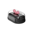 thumbnail image 2 of Rewenti Double-Layer No Drill Soap Box Cute Bow Soap Box Soap Storage with Lid, 2 of 6