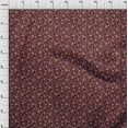 thumbnail image 4 of oneOone Cotton Poplin Twill Maroon Fabric Floral Fabric For Sewing Printed Craft Fabric By The Yard 56 Inch Wide, 4 of 5