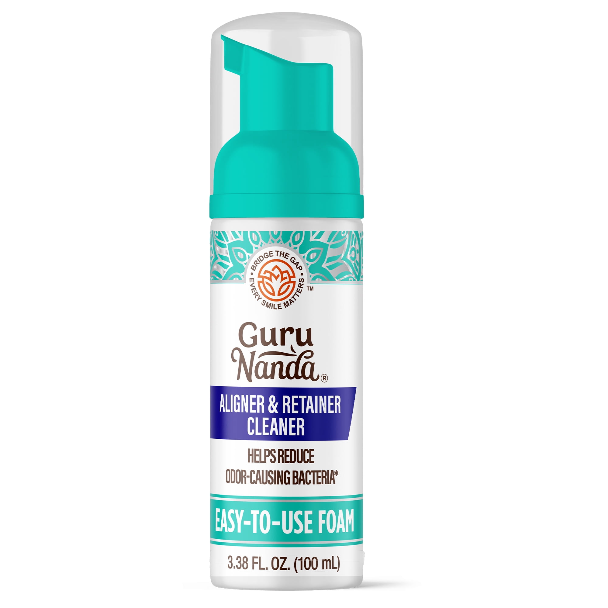 GuruNanda Aligner & Retainer Foaming Cleaner - Unflavored - 100mL