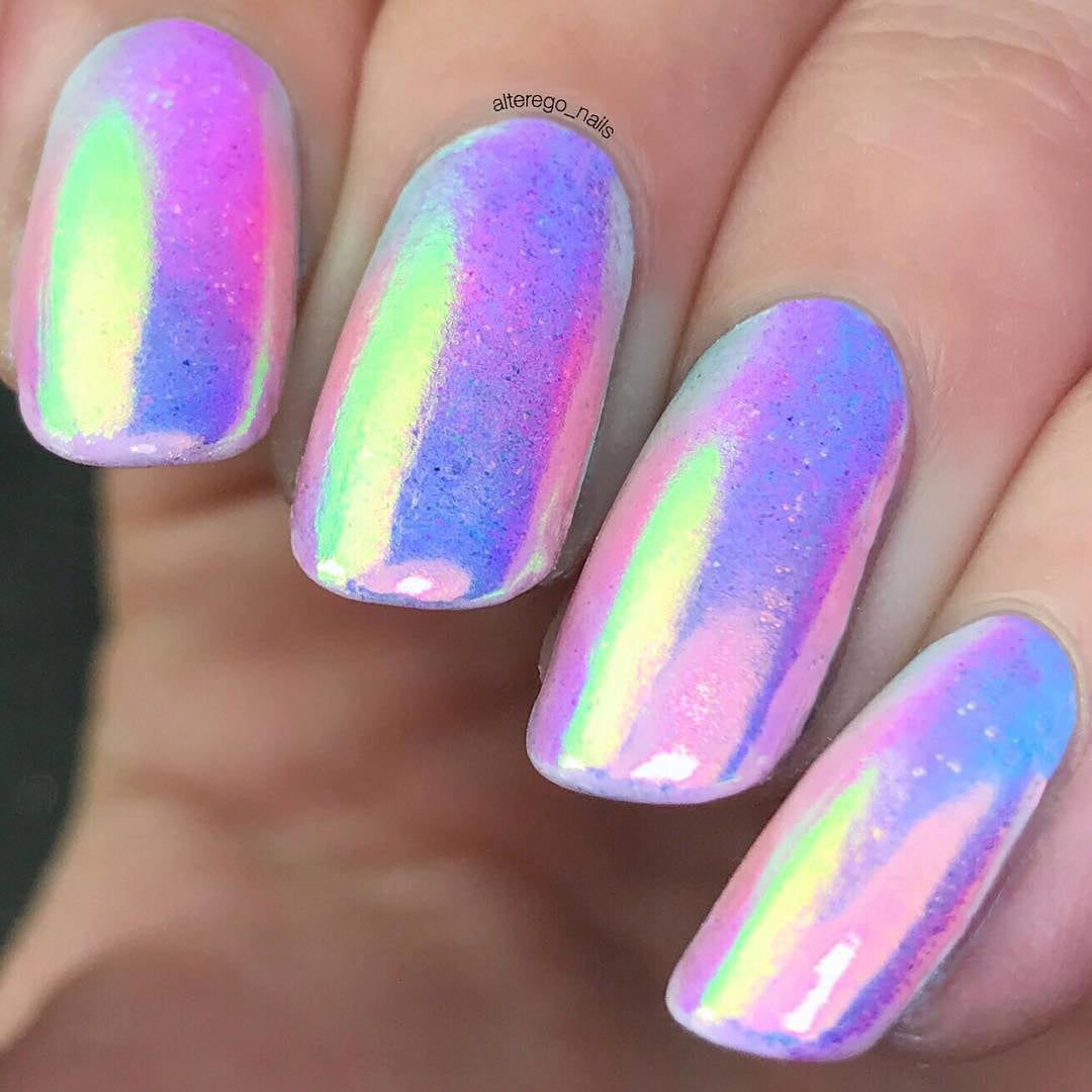 Whats Up Nails - Aurora Pigment Powder for Unicorn Nails 