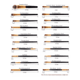 thumbnail image 3 of Brochas de Maquillaje Profesional Malubero Set 20 Malu982, 3 of 3