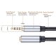 thumbnail image 3 of Cable De Extensión De Micrófono De Audio, 15 Pies, 3,5 Mm, Extensor Auxiliar Para Auriculares, Conector Jack De 4 Polos, Cable De Extensión Estéreo Macho A Hembra, Cable Trenzado Para Auriculares, Tv,, 3 of 5