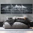 thumbnail image 6 of Epic Art 'Teton Pano Above Clouds - Grand Teton National Park' by Darren White, Acrylic Glass Wall Art, 3 Piece Set, 108" x 36", 6 of 8