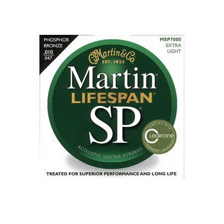 Martin Lifespan Extra Light Phosphor Bronze Acoustic Guitar Strings (Best Extra Light Acoustic Guitar Strings)