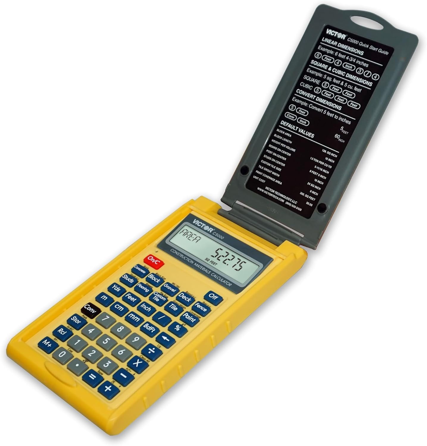 C5000 Construction Materials Calculator with Protective Case