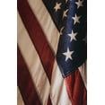 thumbnail image 2 of Mossholder, Tim 11x14 Black Ornate Wood Framed with Double Matting Museum Art Print Titled - USA Flag, 2 of 4