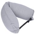 thumbnail image 1 of Soporte Para La Cabeza De Viaje, Almohada De Viaje En Forma De U Almohada Para El Cuello Tejido Elástico Cómodo Para El Coche Para El Hogar Para La Oficina Cergrey Gris, 1 of 8