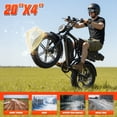 thumbnail image 2 of TST Electric Bike for Adults, 48V/15AH Battery, 750W Peak 1500W Motor, 20"x4" Fat Tire, E Mountain Bike, UL2849, 2 of 8