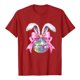thumbnail image 3 of Tops de Manga Corta de Verano para las Mujeres Imprimir Blusa de Cuello Redondo, Moda Ligera de Poliéster Spandex, 3 of 4