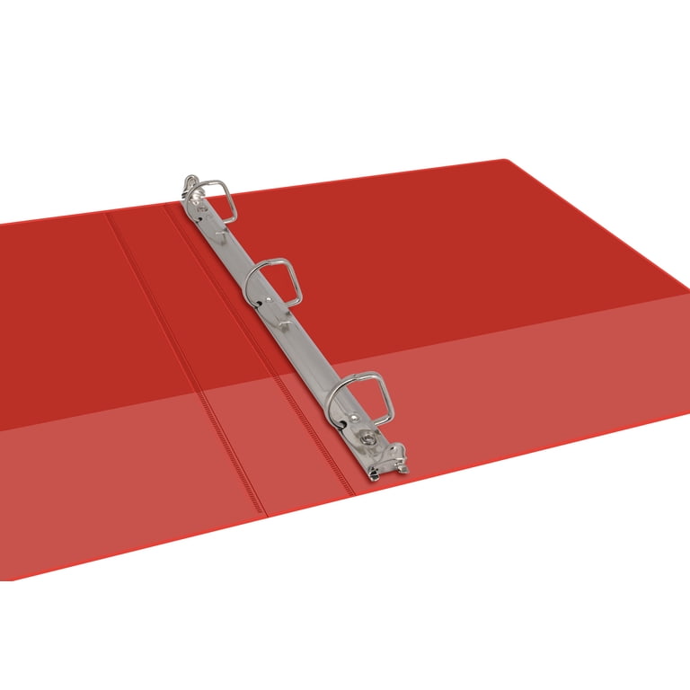 Pen+Gear 1-Inch Durable Binder, Red, 6 Pack photo 6