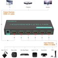 thumbnail image 2 of (Nouvelle Version) Commutateur HDMI 4K60Hz, Commutateur HDMI 2.0 5 Ports avec Télécommande Support Auto Switch, HDR10, Dolby, 2 of 5