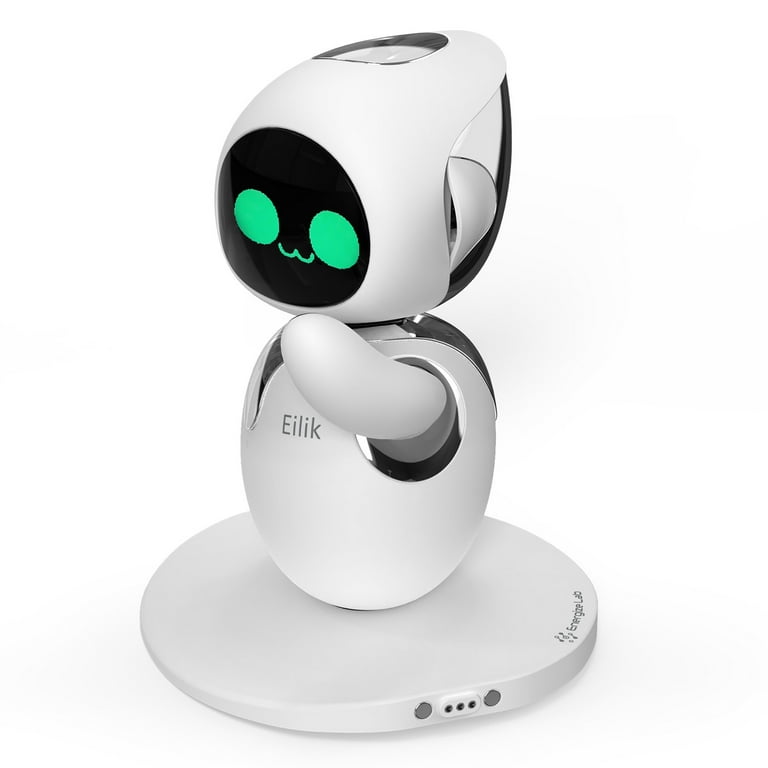 Eilik Silver - Touch Interactive Desk Companion Toys, Cute Robot