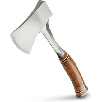 Honshu Karito Tomahawk Axe - 7Cr13 Stainless Steel Blade, Nylon Handle, Includes Leather Sheath
